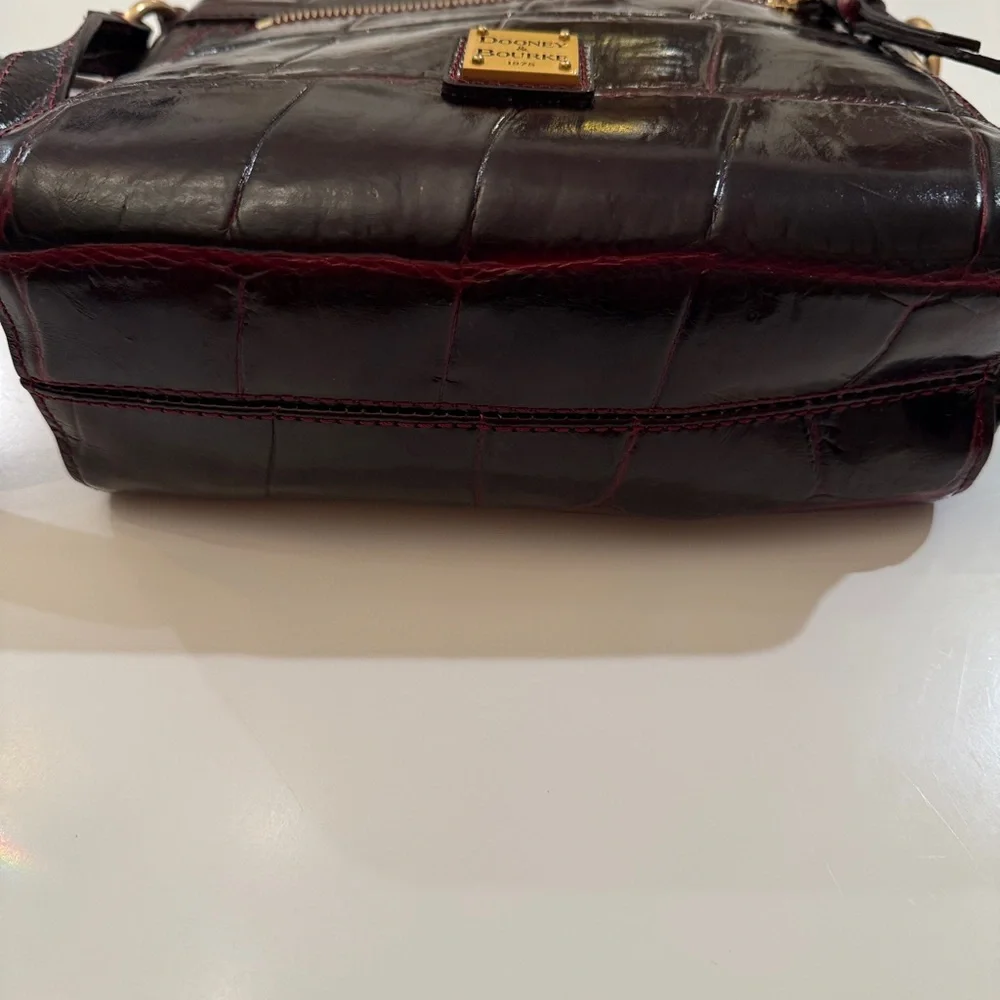 Dooney & Bourke Dark Burgundy Crossbody Bag - Picture 10 of 12